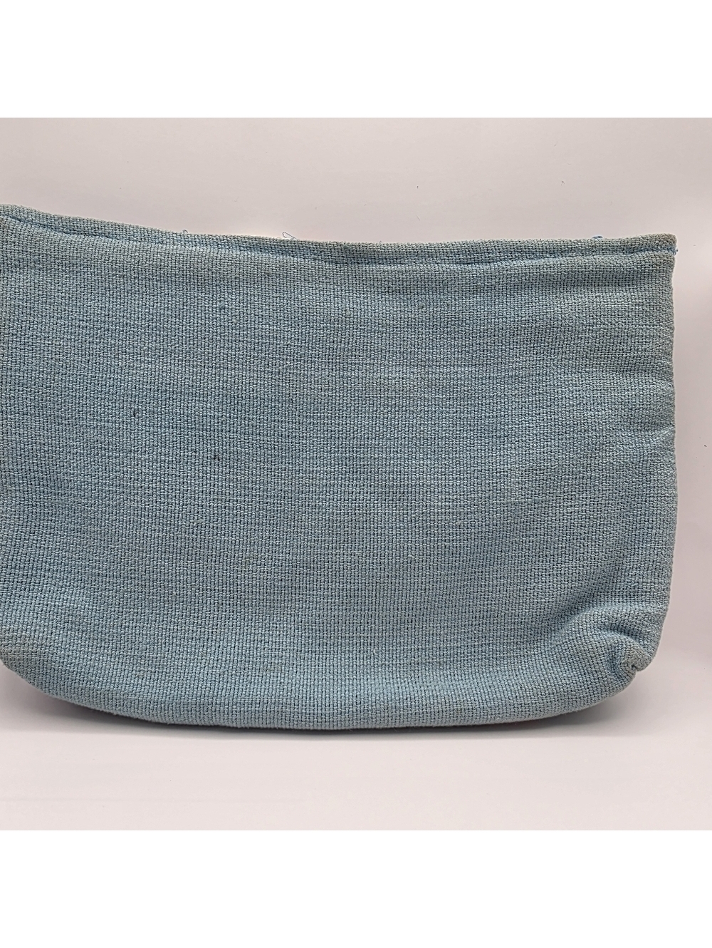 Vintage Clutch Purse Bag Blue Pink Geometric Philippines Retro Cottagecore Rare - Picture 7 of 10